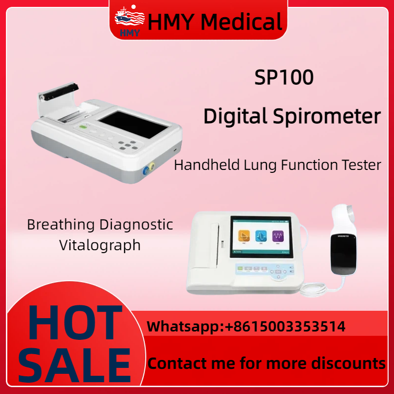 Spirometer Lung Function - Contec SP100 Handheld Spirometer Lung Function