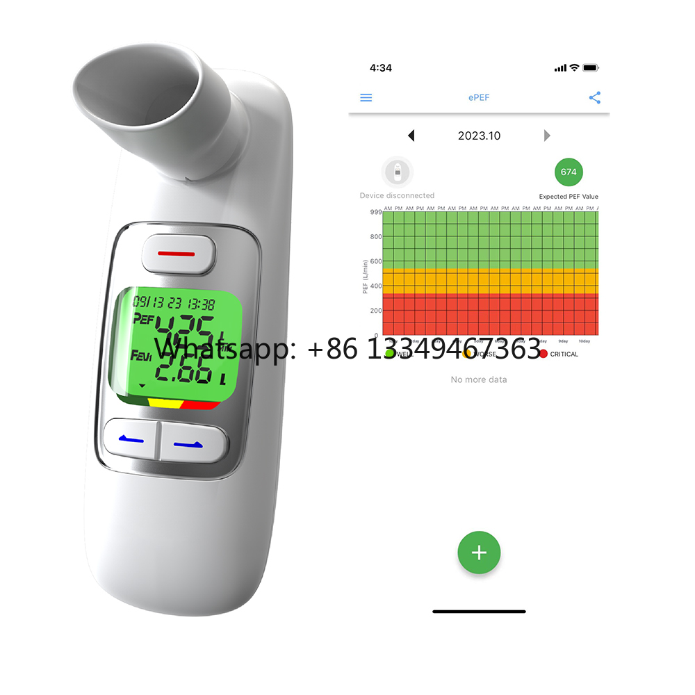 Spirometer Lung Function - Medical Bluetooth Lung Function Test Portable