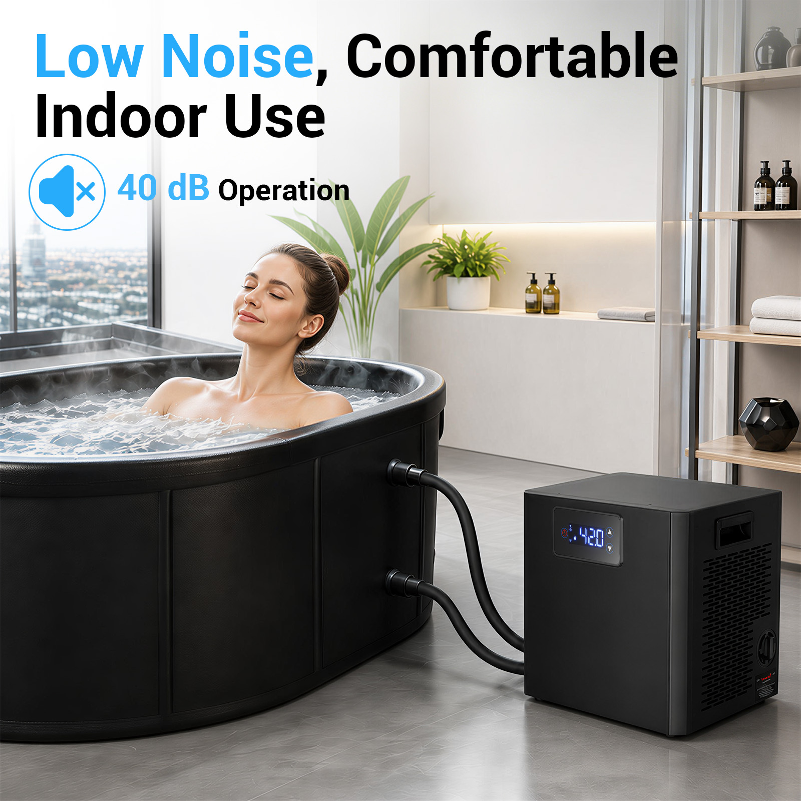 Water Bath Laboratory - Oval Ice Bath Chiller & Cold