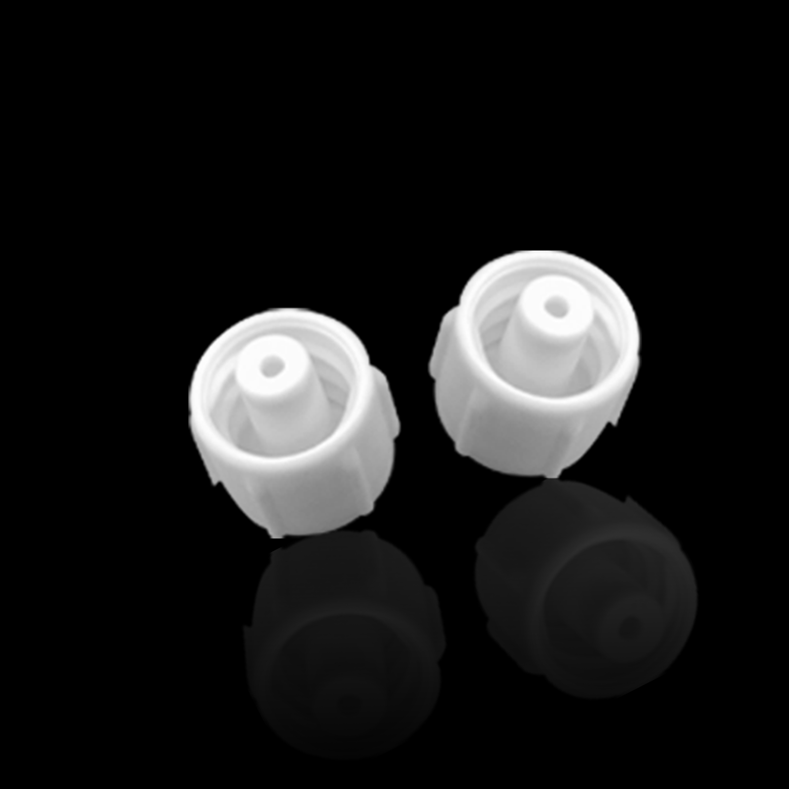 Medical Lab - 500pcs Male Luer Caps Hole for