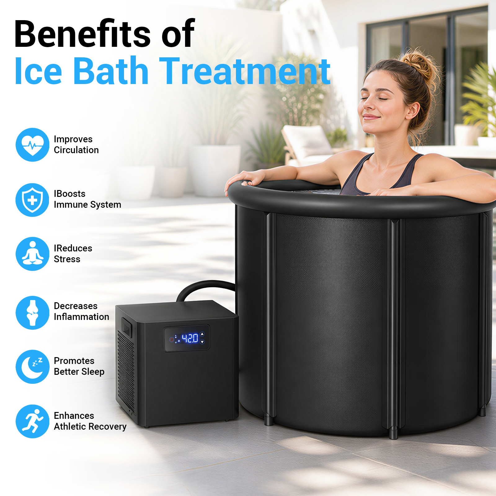 Oval Ice Bath Chiller & Cold P - Water Bath Laboratory review and price