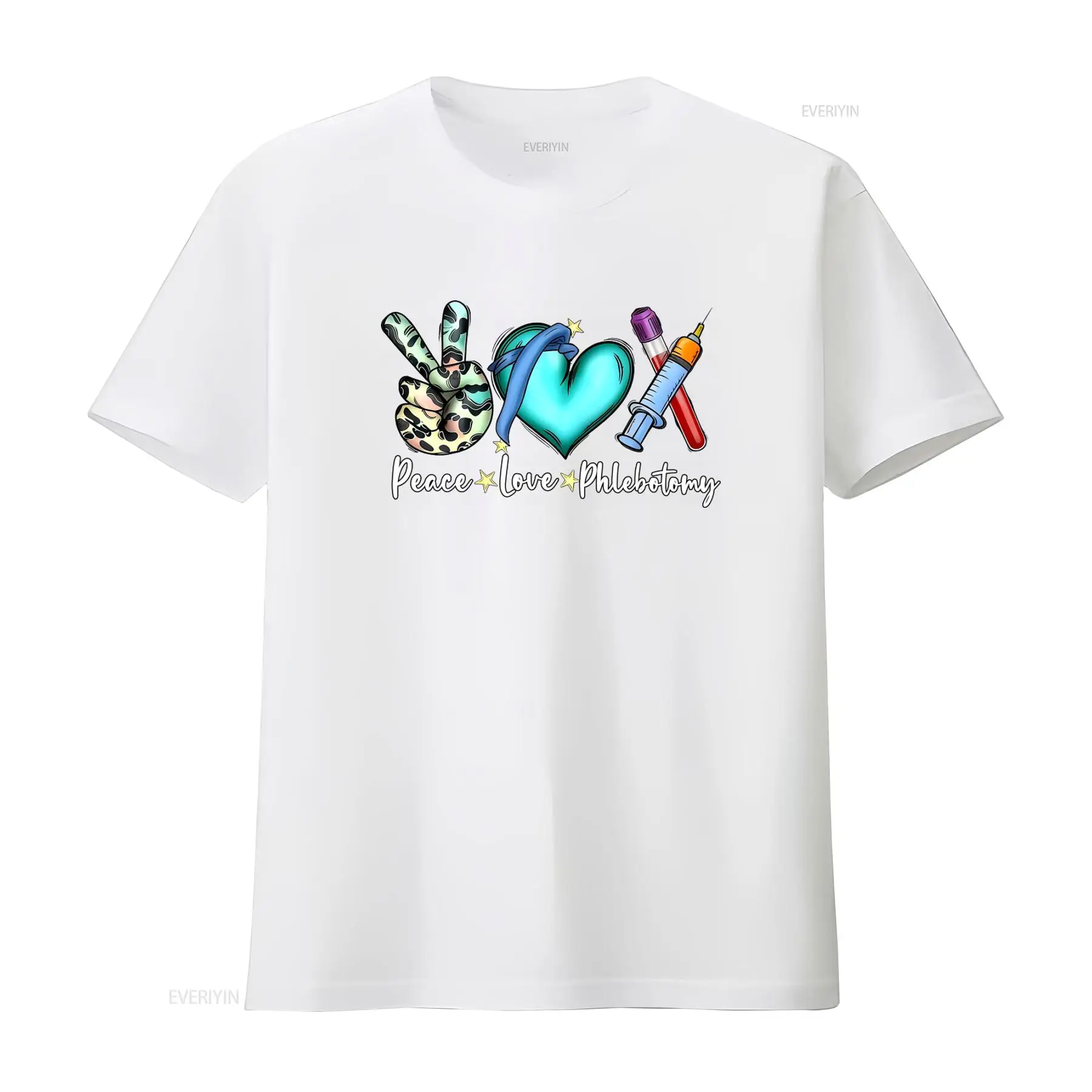 Peace Love Phlebotomy T Shirt  - Medical Lab Technologist review and price