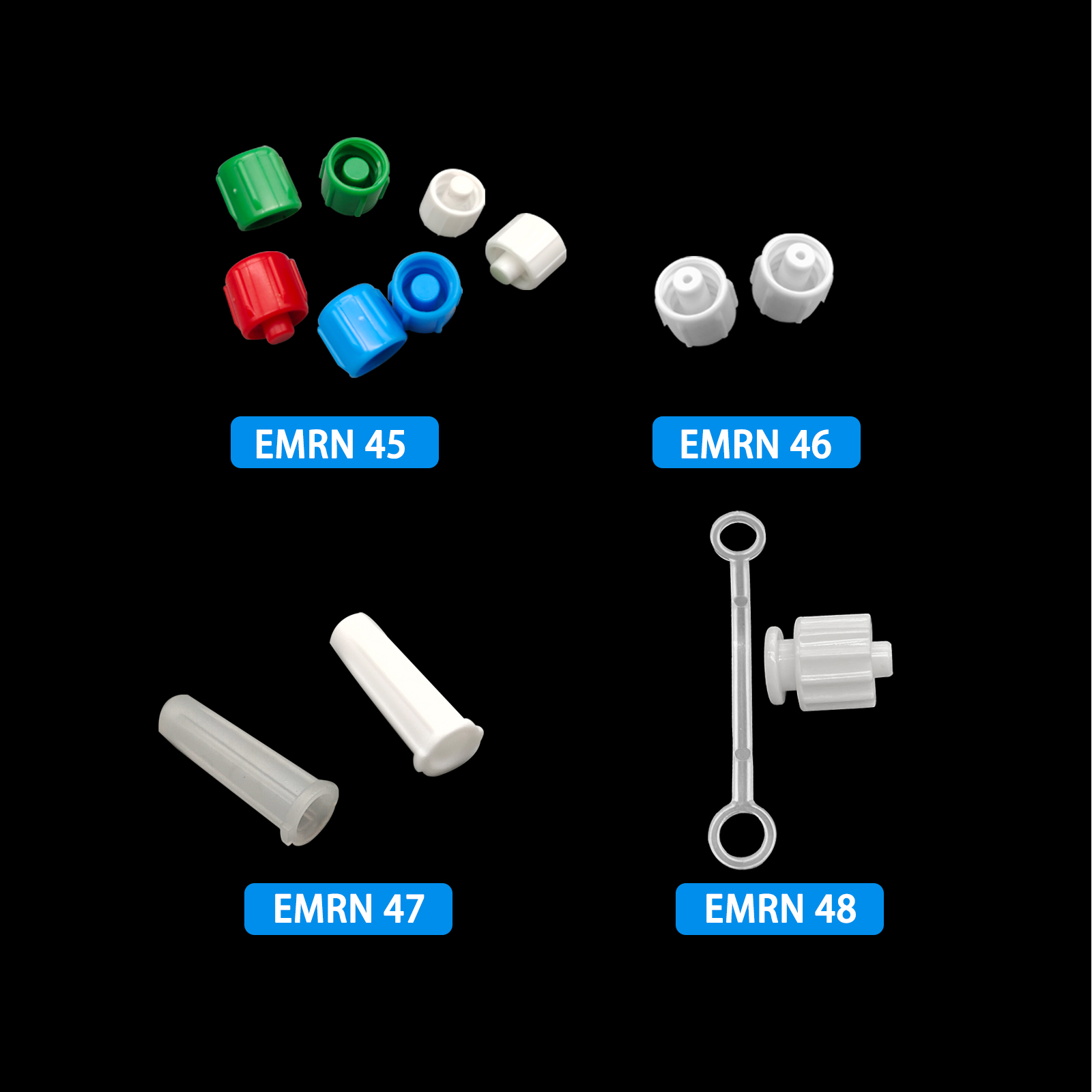 500pcs Male Luer Caps Hole for - Medical Lab review and price
